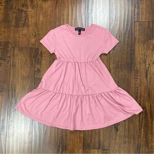 Derek Heart Girls Pink Dress Short Sleeve Polyester Spandex Girl’s Size 6.